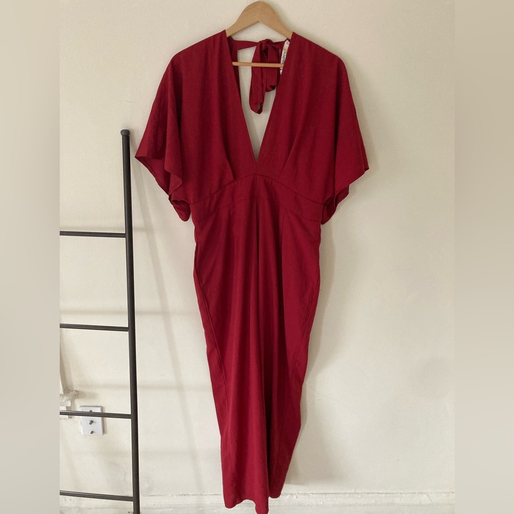 Red Jumpsuit Size M